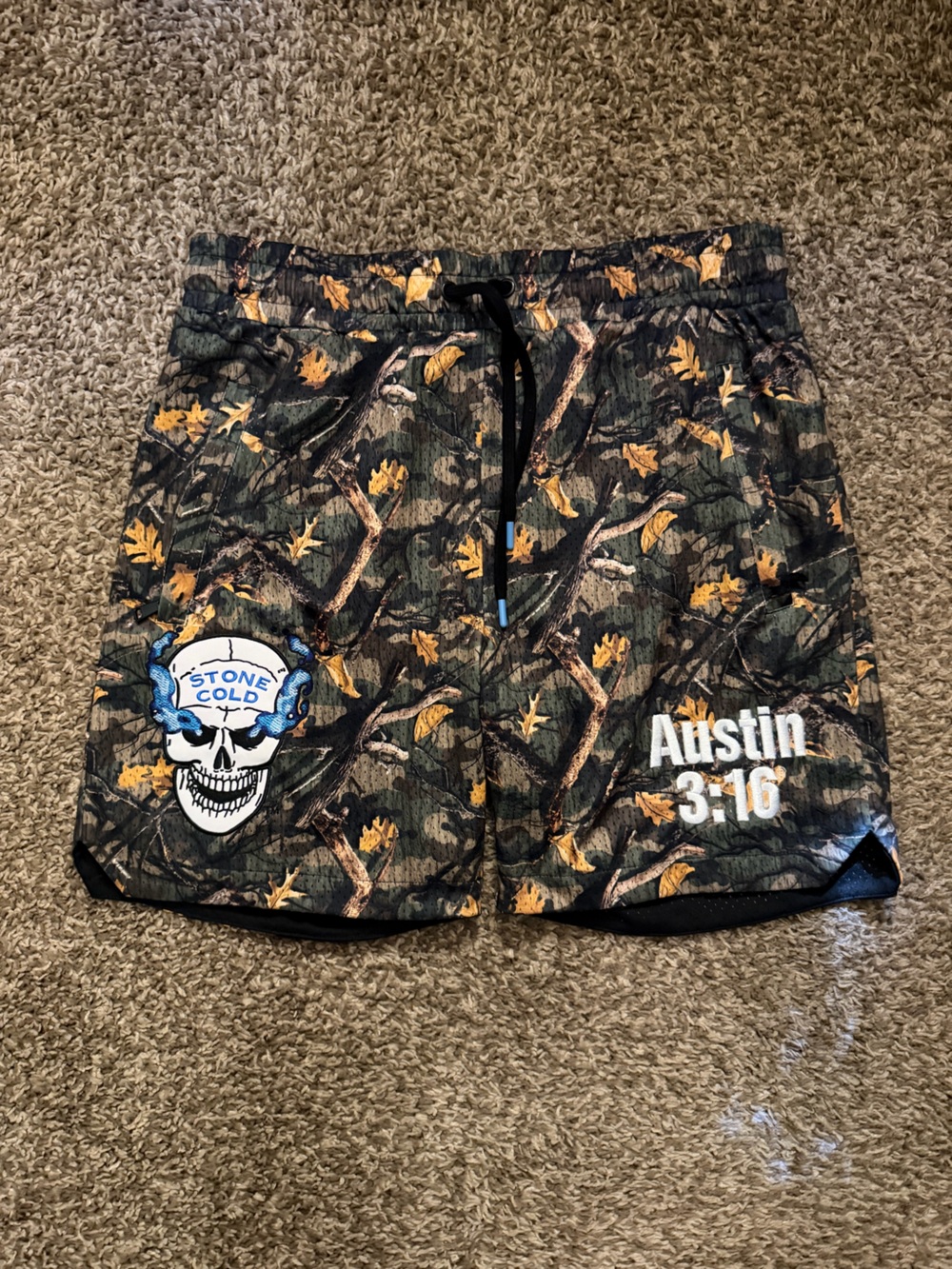 Shoe Palace Stone Cold Camo Print Mens Mesh short